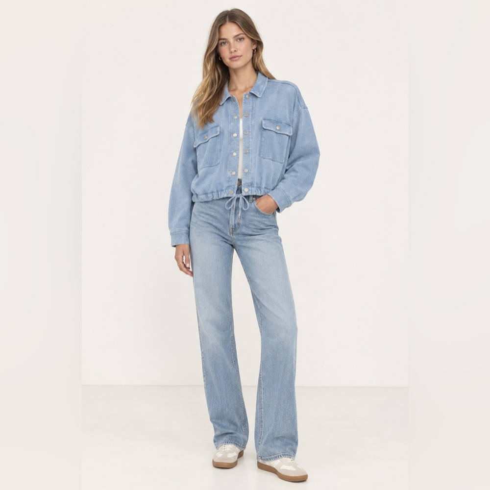 NWT Z SUPPLY Venus Knit Denim Jacket